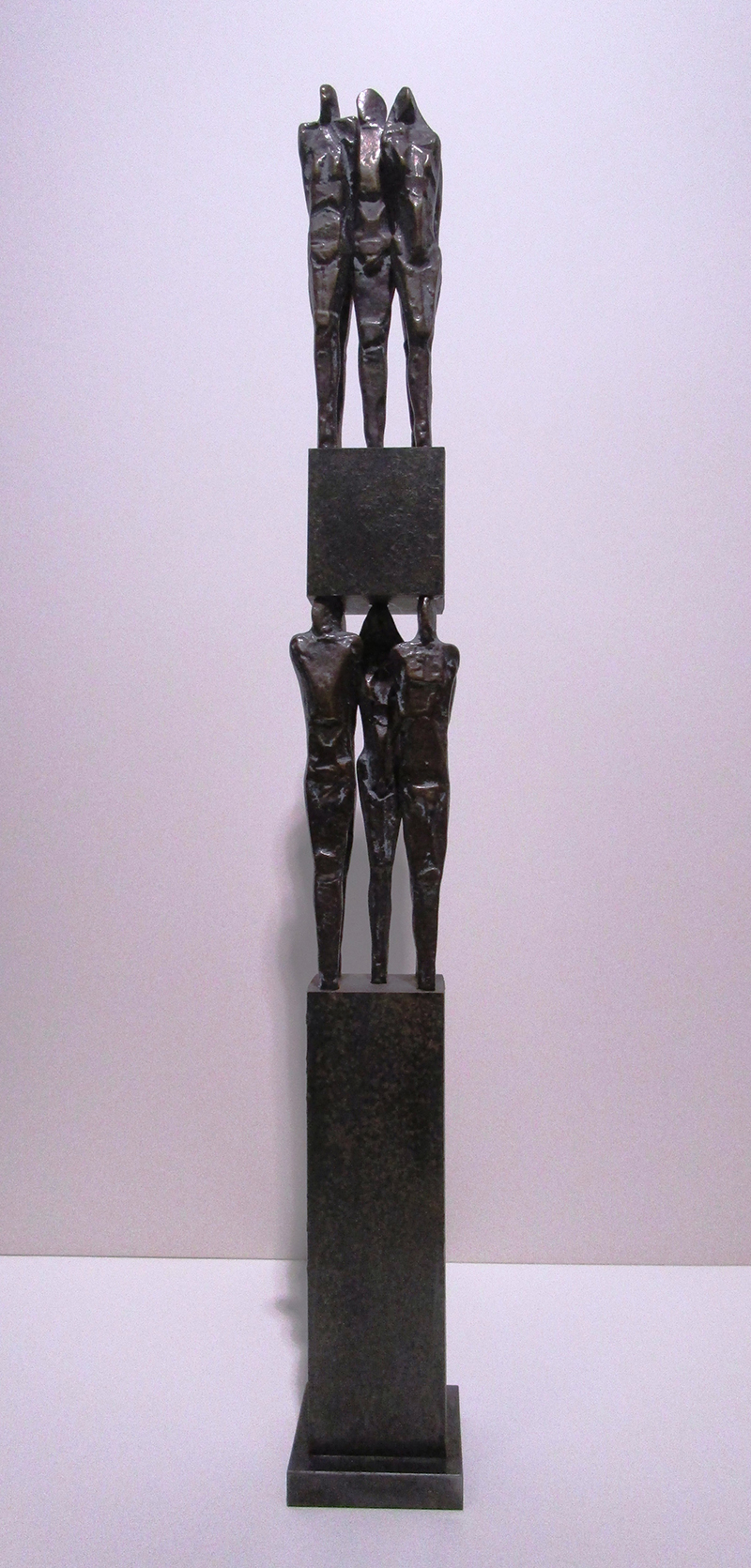 Paternoster, Bronze, Hoehe 82 cm - Galerie Wroblowski
